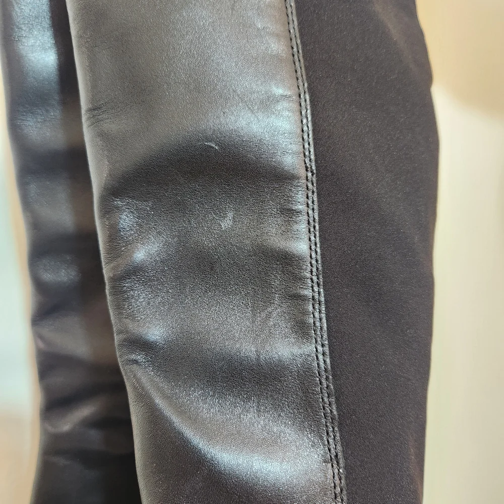 Calvin Klein Black Over the Knee Stretch Boots Size 7 NWOT
